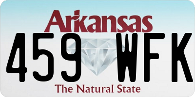 AR license plate 459WFK