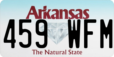 AR license plate 459WFM