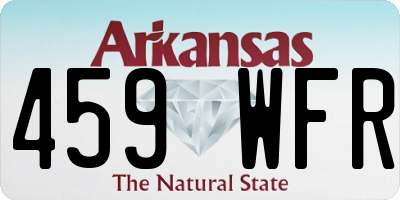 AR license plate 459WFR