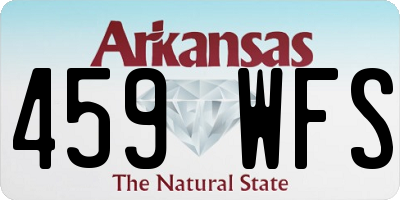 AR license plate 459WFS
