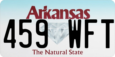 AR license plate 459WFT