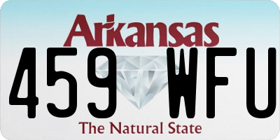 AR license plate 459WFU