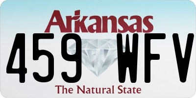 AR license plate 459WFV