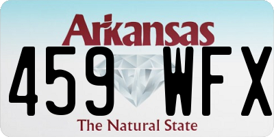 AR license plate 459WFX