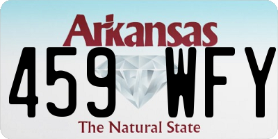 AR license plate 459WFY