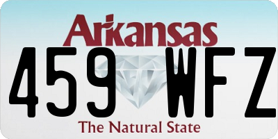 AR license plate 459WFZ