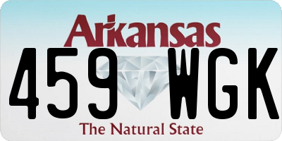 AR license plate 459WGK