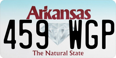 AR license plate 459WGP