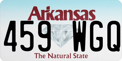 AR license plate 459WGQ