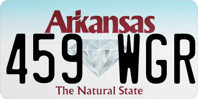 AR license plate 459WGR
