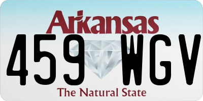 AR license plate 459WGV
