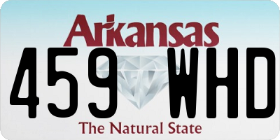 AR license plate 459WHD