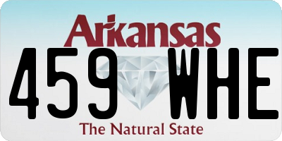 AR license plate 459WHE