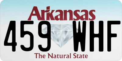 AR license plate 459WHF