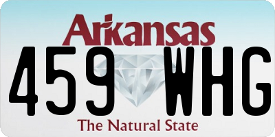 AR license plate 459WHG