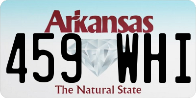 AR license plate 459WHI