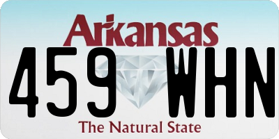 AR license plate 459WHN