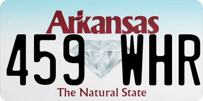 AR license plate 459WHR