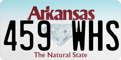 AR license plate 459WHS