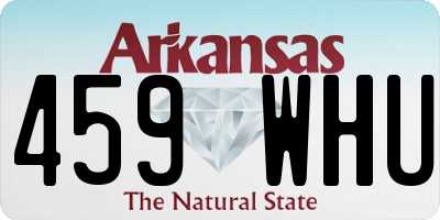 AR license plate 459WHU