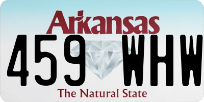 AR license plate 459WHW
