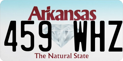 AR license plate 459WHZ