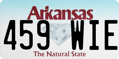 AR license plate 459WIE