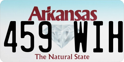 AR license plate 459WIH