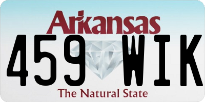 AR license plate 459WIK
