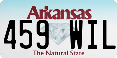 AR license plate 459WIL