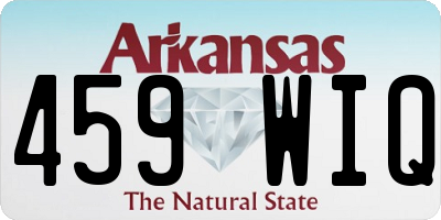 AR license plate 459WIQ