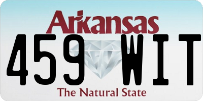 AR license plate 459WIT