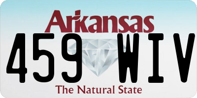 AR license plate 459WIV