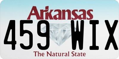 AR license plate 459WIX