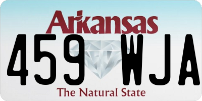 AR license plate 459WJA