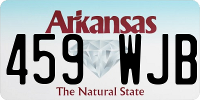 AR license plate 459WJB