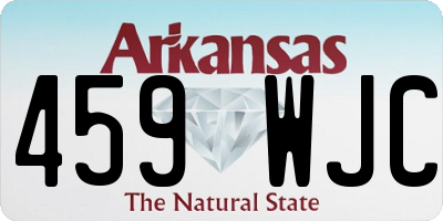 AR license plate 459WJC