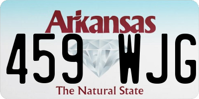 AR license plate 459WJG