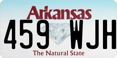 AR license plate 459WJH
