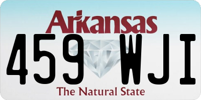 AR license plate 459WJI
