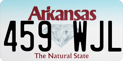 AR license plate 459WJL