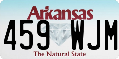 AR license plate 459WJM