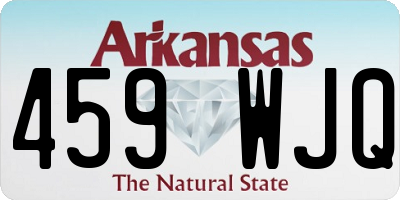 AR license plate 459WJQ