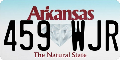 AR license plate 459WJR