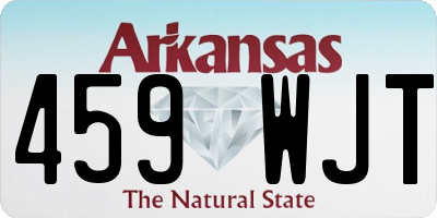 AR license plate 459WJT