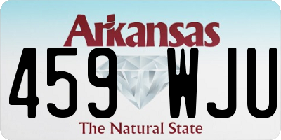 AR license plate 459WJU