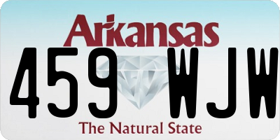 AR license plate 459WJW