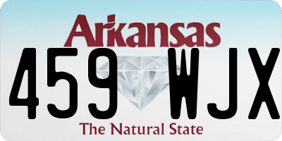 AR license plate 459WJX