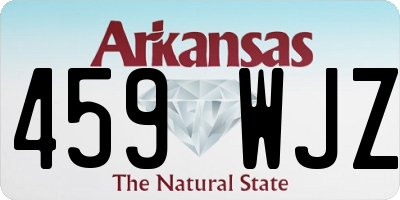 AR license plate 459WJZ