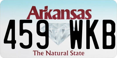 AR license plate 459WKB